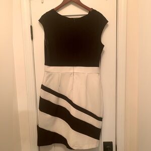 Studio One, black and white dress, size 12